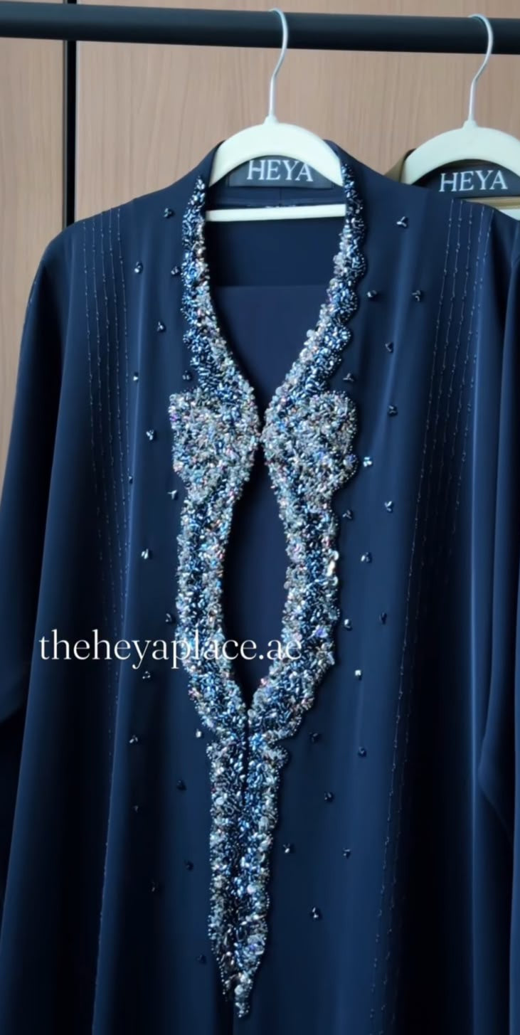 Nujum Deep Navy Abaya