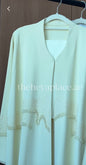 Chic Butter Yellow Abaya BY01