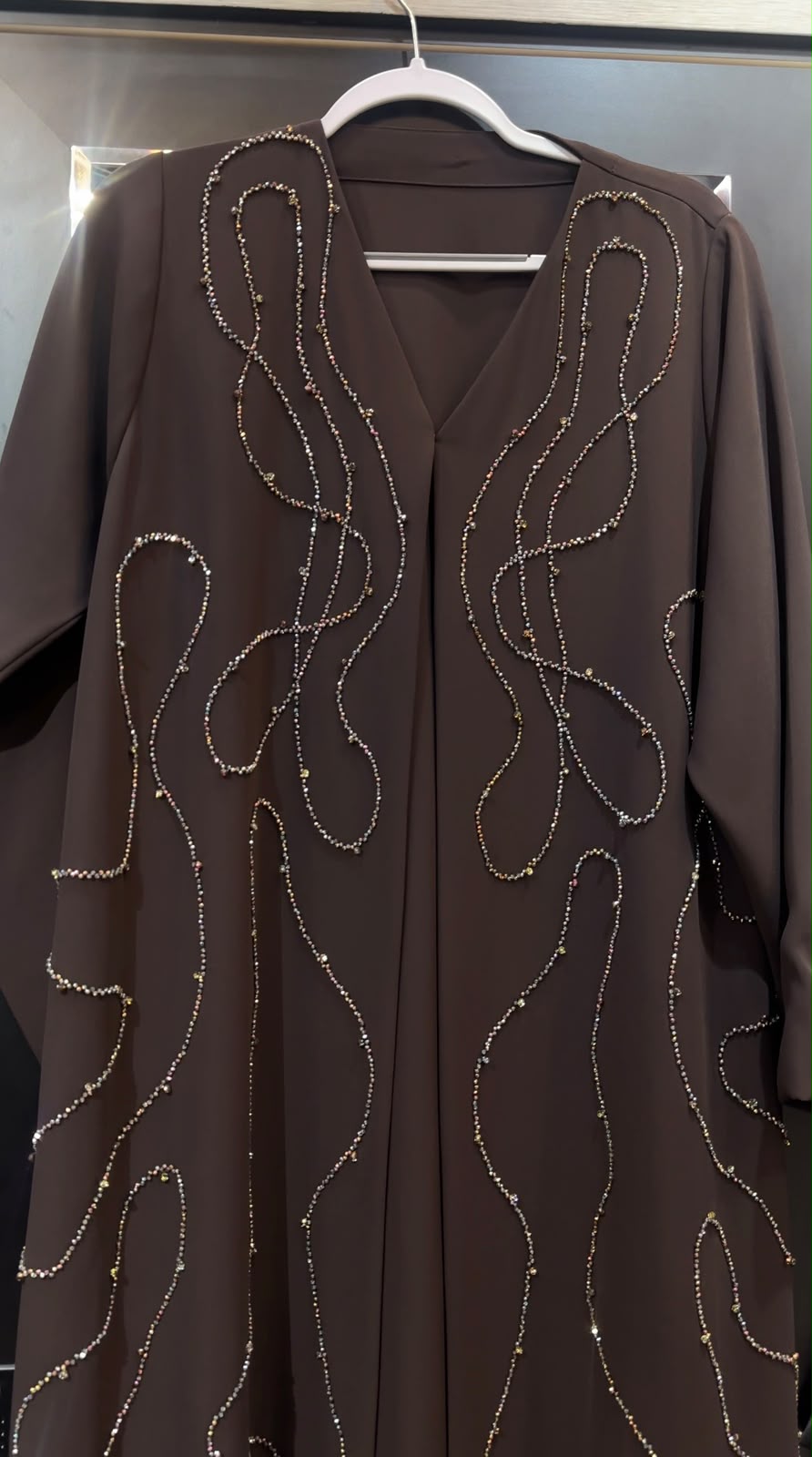 Chocolate Cascade Abaya