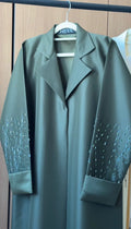 Majestic Forest Green Abaya