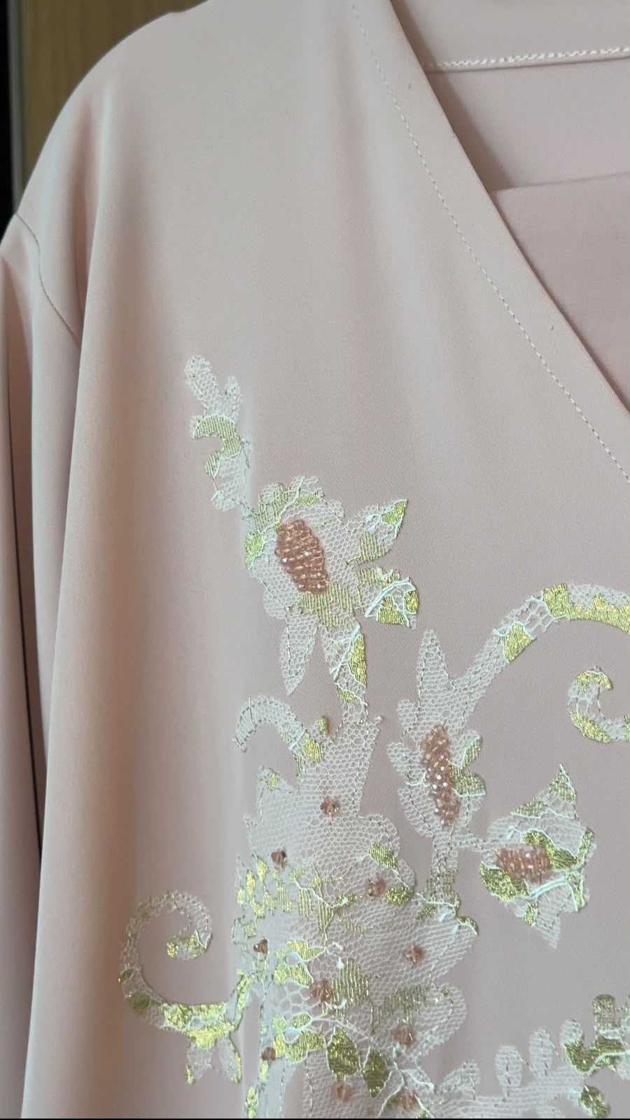 Noor Al Qamar Pink Abaya