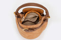 Vintage Genuine Leather Suede Bucket Bag
