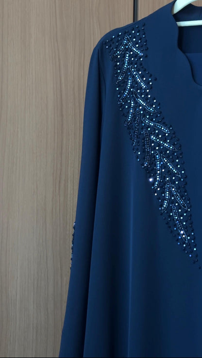 Ladybug Blue Abaya