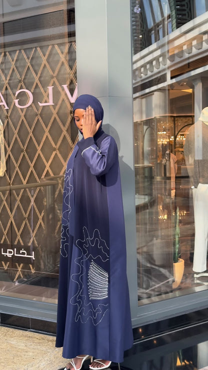 عباية روضة – أسود