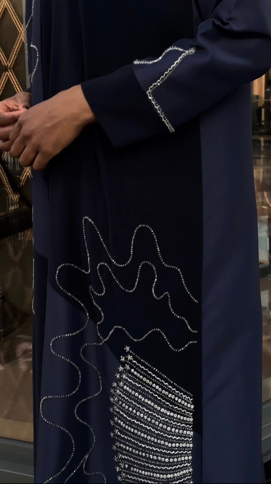 عباية روضة – أسود