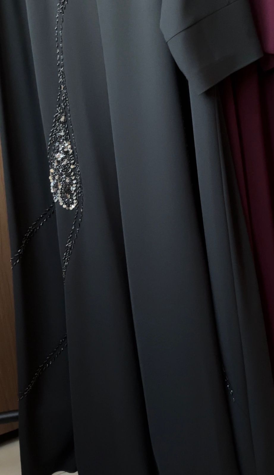 Midnight Feather Abaya