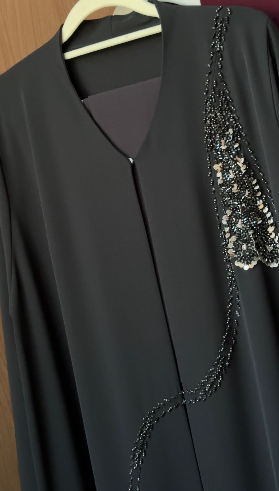 Midnight Feather Abaya