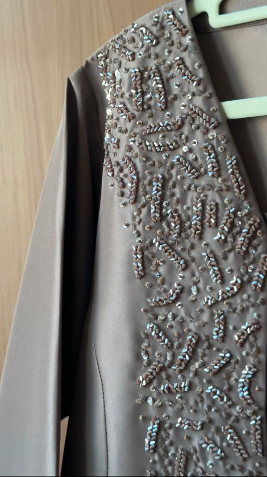 Pre-Order Silver Mirage Abaya