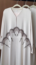 Swan Cream Abaya