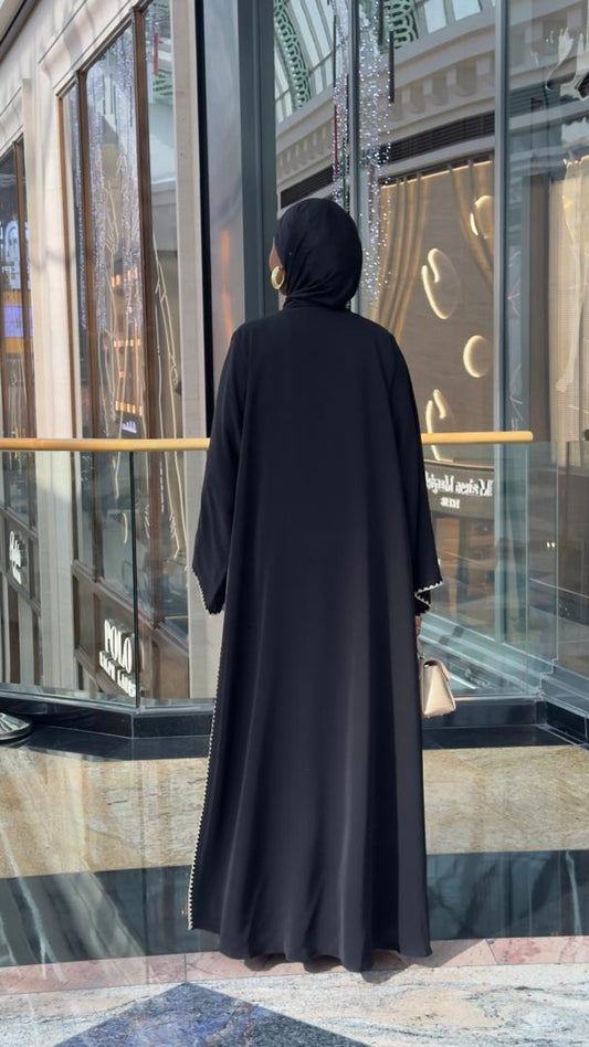 Vireya Black Abaya