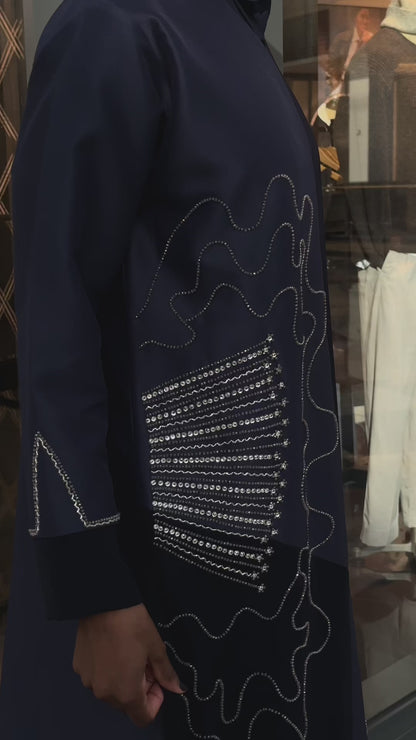 عباية روضة – أسود